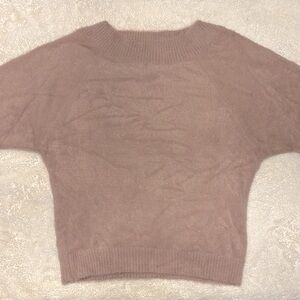 Express soft light purple stretchy sweater